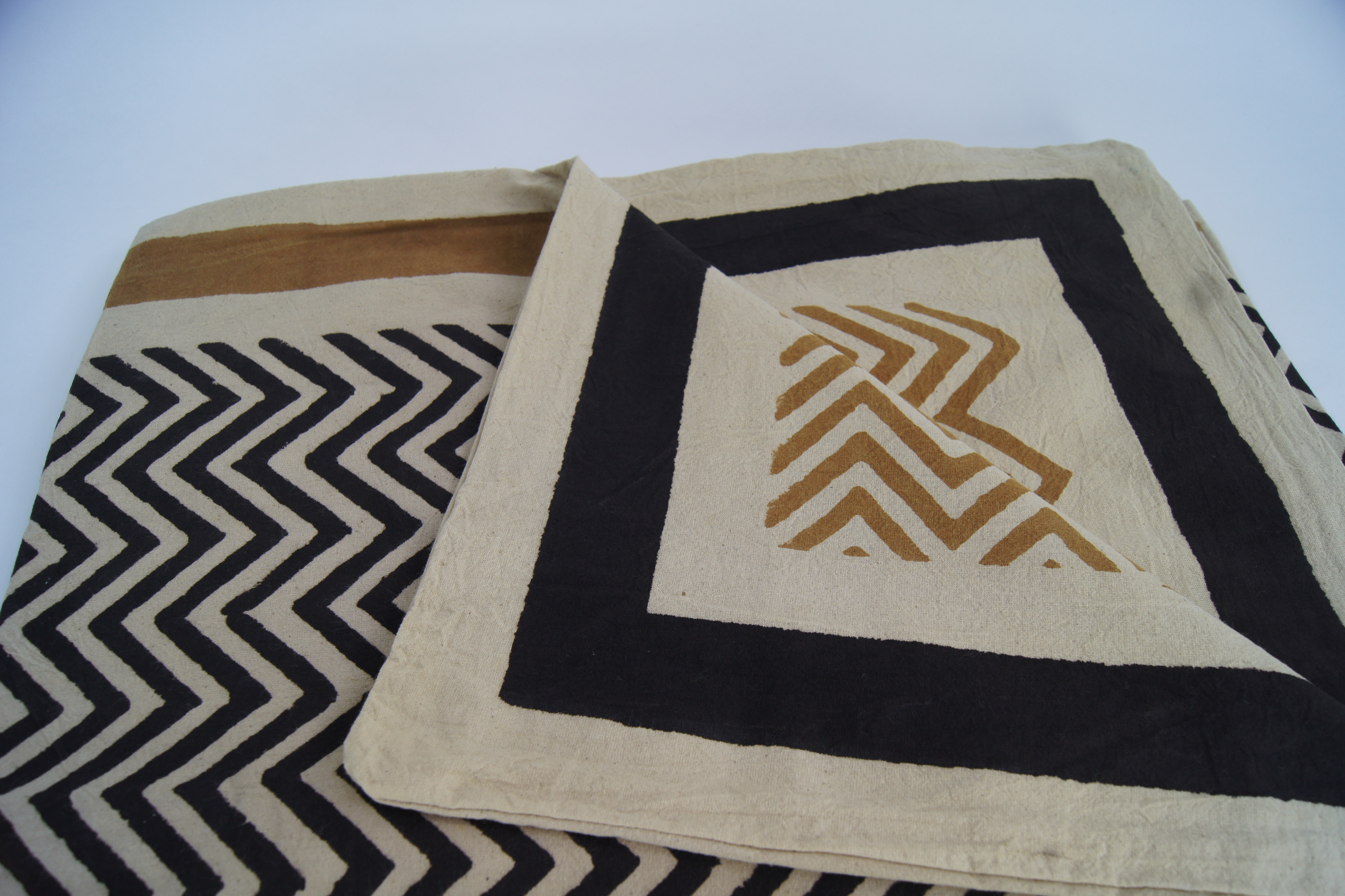 Duvet cover LEHERIA Brown Black - Zunir Fair Textiles